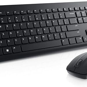 Dell - KM3322W, Teclado e Mouse sem fio, Preto